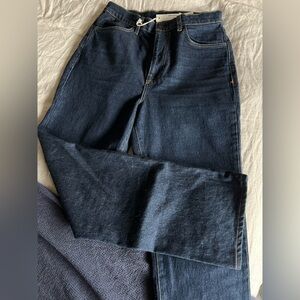 imogene + willie Women's Straight Leg Jeans in Dark Indigo Denim